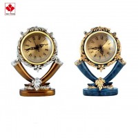 Creative ivory clock table desktop desktop living room porch home luxury art decoration ornaments