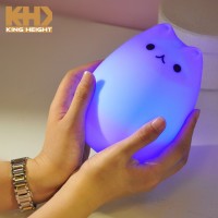 KH-NL004 KING HEIGHT Living Room Decorative Silicone Animal Cute Color Changing LED Colorful Night Light