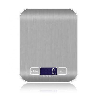 KH-SC001 LCD Backlight Fingerprint-proof Stainless Steel Platform  Electric Digital Food Kitchen Scale