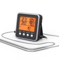 KH-TH066 Dual Probe Instant Read Digital Smart Electronic BBQ Household LCD Digital Meat Electronic Kitchen Oven Thermometer