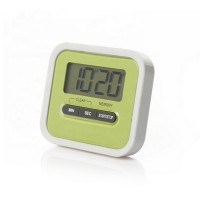 KH-TM004 Novelty Safe Plastic Kitchen Fridge Portable Small LCD Display Digital Countdown Magnetic Electronic Timer with Alarm